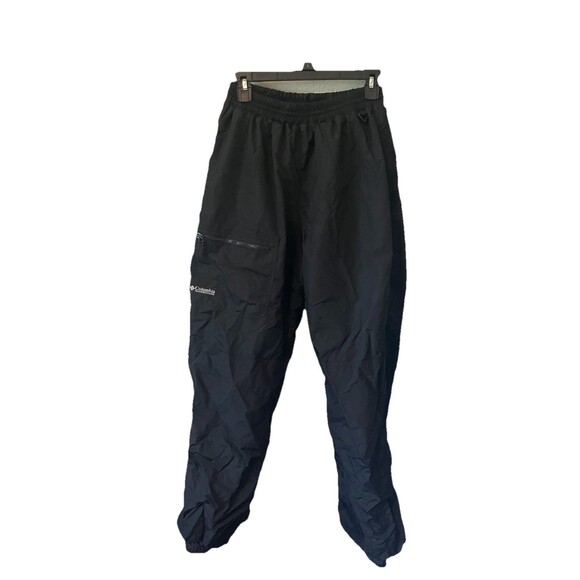 Columbia Sportswear Nylon Rain Ski Snow Pants Mens Size Large Black - Picture 1 of 7
